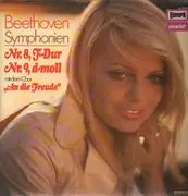Double LP - Beethoven - Symphonien 8 & 9, Philh Orch Rotterdam, J. Fournet