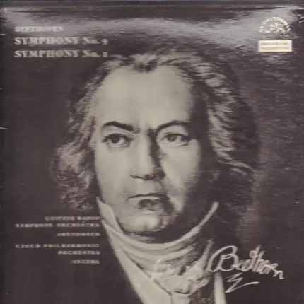 Beethoven - Symphony No 9 In D Minor Op. 125 'Choral',  Symphony No 1 In C Major Op. 21