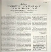 LP - Beethoven - Symphony No. 5, In C Minor, Op. 67 / Coriolan Overture, Op. 62