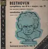 LP - Beethoven - Symphony No. 1 in c major, op.21 / Leonore overture (Conductor X)