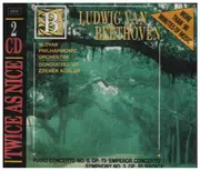 Double CD - Beethoven - Piano Concerto No. 5 / Symphony No. 3