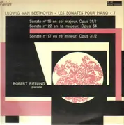 LP - Beethoven / Robert Riefling - Les Sonates Pour Piano 7
