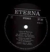 LP - Beethoven - Variationen für Klavier und Violoncello / .. (Erben, Hermuth,..)