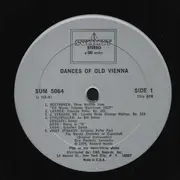 LP - Beethoven, J.Strauss, Lanner, a.o. - Dances of old Vienna