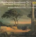 LP - Beethoven, Schubert - Symphonie Nr. 5 / Symphonie Nr. 8 'Unvollendete' (Maazel)