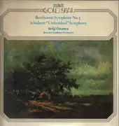 LP - Beethoven / Schubert - Symph. No. 5 / Unfinished Symph. (Ozawa) - gold seal