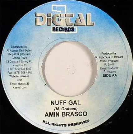 Beenie Man / Amin Brasco - Problem Wid It / Nuff Gal