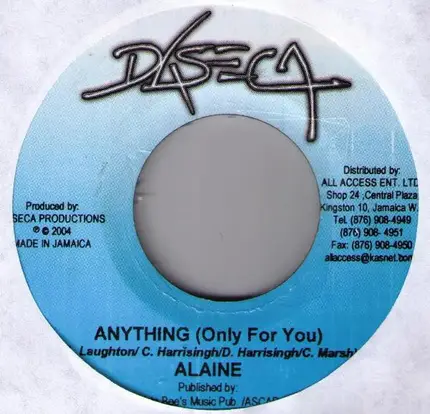 Beenie Man Feat. Martina / Alaine - Gangsta Life / Anything (Only For You)