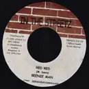 7inch Vinyl Single - Beenie Man - Red Red - Center label variation