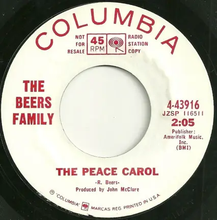 Beers Family - The Three Drummers / The Peace Carol
