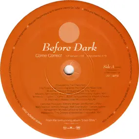 before dark - Come Correct