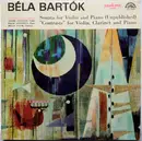 LP - Bartók - Sonata For Violin And Piano (Unpublished) / 'Contrasts' For Violin, Clarinet And Piano - Mono