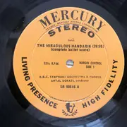 LP - Bartók - The Miraculous Mandarin (Complete) / Divertimento for Strings