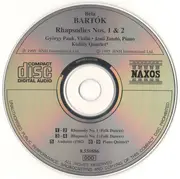 CD - Bartók - Rhapsodies Nos. 1 & 2 / Piano Quintet