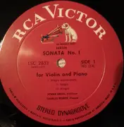 LP - Bartók - Sonatas Nos. 1 And 2 For Violin And Piano