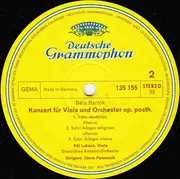 LP - Bartók / Stravinsky - Konzert In D Für Violine Und Orchester / Konzert Für Viola Und Orchester Op. Posth.