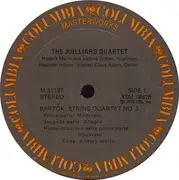 LP - Bartók / Juilliard String Quartet - The Six String Quartets, Vol. 2: String Quartet Nos. 3 And 4