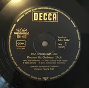 LP - Béla Bartók , The London Symphony Orchestra , Georg Solti - Konzert für Orchester / Tanz-Suite - laminated sleeve