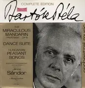 LP - Bela Bartok - The Miraculous Mandarin, Dance Suite, Peasant Songs,, J. Sandor, Budapest Philh Orch - gatefold + booklet