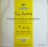 Bartok - Konzert Nr. 3 Für Klavier Und Orchester / Háry-János-Suite