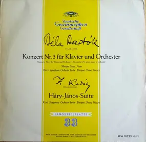 Béla Bartók - Konzert Nr. 3 Für Klavier Und Orchester / Háry-János-Suite