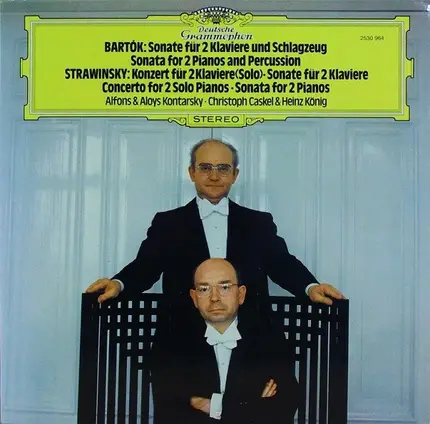Bartók / Stravinsky - Sonate Für 2 Klaviere Und Schlagzeug / Konzert Für 2 Klaviere (Solo) • Sonate Für 2 Klaviere