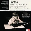 CD - Béla Bartók / Johannes Brahms / Alexander Tcherepnin - Yehudi Menuhin - Yehudi Menuhin Centenary