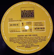 LP - Béla Bartók / Oskar Gottlieb Blarr - Bela Bartók Auf Der Orgel - Gatefold