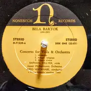 LP - Bartók / Hindemith - Concerto For Viola & Orchestra / 'Der Schwanendreher,' For Viola & Orchestra