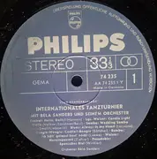 LP - Béla Sanders - Internationales Tanzturnier - Club Sonderauflage