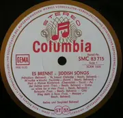 LP - Belina & Siegfried Behrend - Jiddish Songs 'Es Brennt'