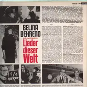 LP - Belina, Behrend - Die Schönsten Lieder Dieser Welt