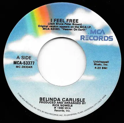 Belinda Carlisle - I Feel Free