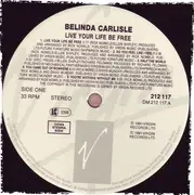 LP - Belinda Carlisle - Live Your Life Be Free