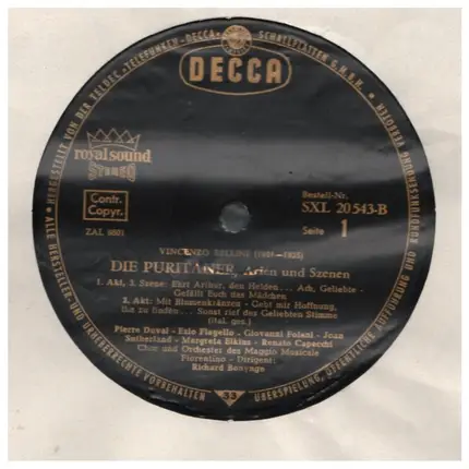 Bellini / Richard Bonynge - Die Puritaner