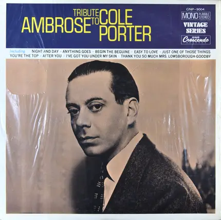 Bert Ambrose - Tribute To Cole Porter