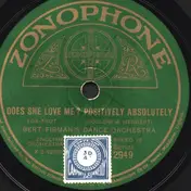 Bert Firman's Dance Orchestra - Does She Love Me? Positively Absolutely / So Blue