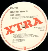 LP - Bert Jansch - Early Bert Volume 3 - XTRA UK