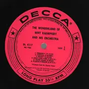 LP - Bert Kaempfert & His Orchestra - The Wonderland Of - Pink Decca Labels
