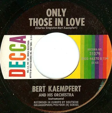 Bert Kaempfert & His Orchestra - Now And Forever