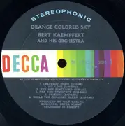 LP - Bert Kaempfert & His Orchestra - Orange Colored Sky