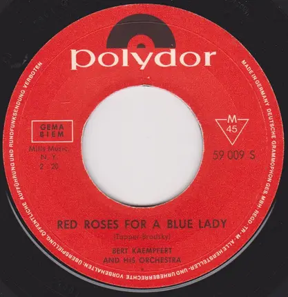 Bert Kaempfert & His Orchestra - Red Roses For a Blue Lady