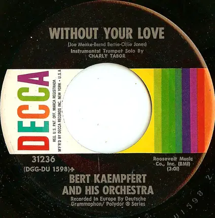 Bert Kaempfert & His Orchestra - Tenderly