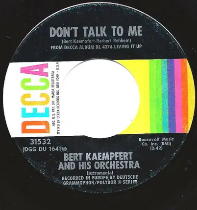 Bert Kaempfert & His Orchestra - The Bass Walks