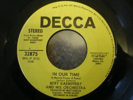 Bert Kaempfert - Proud Mary / In Our Time (A Musical Prayer Of Peace)