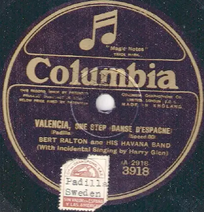 Bert Ralton's Havana Band - Always / Valencia