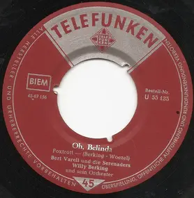 Bert Varelll - Oh, Belinda / Chip-Chop, Bella Viola