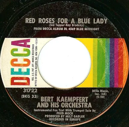 Bert Kaempfert & His Orchestra - Lonely Nightingale