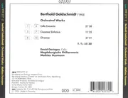 CD - Berthold Goldschmidt - David Geringas , Magdeburgische Philharmonie , Mathias Husmann - Orchestral Works (Cello Concerto / Ciaconna Sinfonica / Chronica)