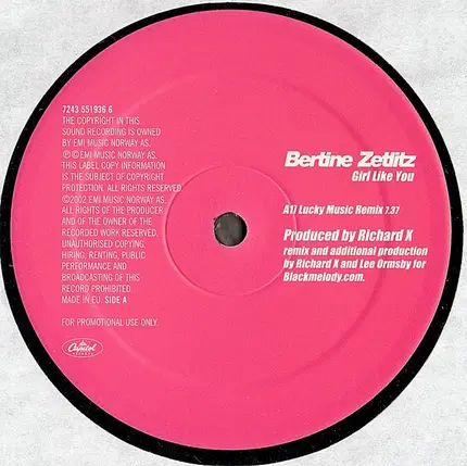 Bertine Zetlitz - Girl Like You